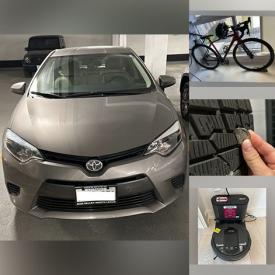 MaxSold Auction: This online auction features Toyota Corolla, women’s shoes & clothing, beauty appliances, power & hand tools, small kitchen appliances, webcam, plant pots, sewing machine, vanity, jewelry, Satsuma vase, bike rack, winter tires, live plants, and much, much, more!!