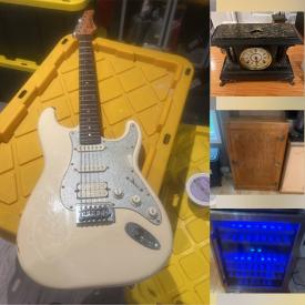 MaxSold Auction: This online auction features antique scale, fitness gear, painting supplies, guitar, amplifier, porcelain dolls, IMAX DVDs, watches, yard tools, power & hand tools, wine fridge, wine barrels, smoker, and much, much, more!!!