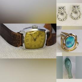 MaxSold Auction: This online auction features vintage jewelry, blue stones, statement jewelry, watches, coins, vintage pin collection, Pokemon cards, security cameras, vintage buttons, yard tools, games, outdoor heater, loose gemstones, and much, much, more!!!