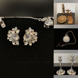 MaxSold Auction: This online auction features Sherman jewelry, Indigenous art, pocket watches, original artwork, snuff bottles, Cloisonne collectibles, antique jewelry, jade jewelry, gold jewelry, costume jewelry, coins, and much, much, more!!!