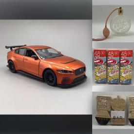 MaxSold Auction: This online auction includes diecast model cars, vintage Pez, vintage stamps, new Crayola sets, home decor, Disney toys, and more!