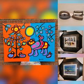 MaxSold Auction: This online auction features original paintings by Karl Burrows, Tim Tait, Randy Knott, and cast iron door stop, vintage irons, marbles, coins, and fine art prints by Maud Lewis, AJ Casson, Tom Thomson, David Morrisseau, Lawren Harris, and much, much, more!!!