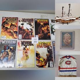 MaxSold Auction: This online auction includes a McDonald’s NHL helmet display, DVDs, CDs, trading cards, comics, books, vinyl records, WWE coffee mug, accessories, Superman figure and other toys, sports equipment, fondue set, ice maker, wooden ship display, holiday ornaments, jewelry, decorative plates and much more!