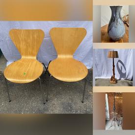 MaxSold Auction: This online auction includes furniture such as a side table, cafeteria table, teak cupboard, chairs and others, kitchenware, fishing equipment, magazines, teak mirror, vinyl records, CDs, vintage stuffed animals, vintage glass items, Blue Mountain pottery, cast iron mortising machine and more!