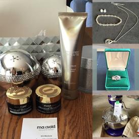 MaxSold Auction: This online auction features new beauty products, sterling silver jewellery, watches, Diamonelle jewellery, freshwater pearls, yellow gold jewellery, BBQ grill, small kitchen appliances, sewing machines, binoculars, and much, much, more!!!