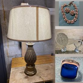 MaxSold Auction: This online auction includes 925 silver jewelry, vintage Pyrex, vintage kitchenware, home decor, leather bags, vintage LPs, framed artwork, MCM lamps, and more!