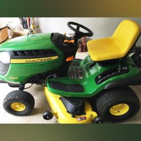 MaxSold Auction: This online auction features John Deere lawnmowers, bushwhacker, pool table, board games, decorative dishes, book collection, exercise equipment, medical supplies, model ships, golf clubs, crystal lamp, camera, Christmas decor, mens suits, and much more!