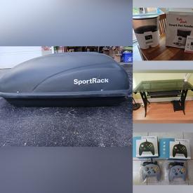 MaxSold Auction: This online auction includes power tools, automatic pet feeder, Wagner steamer, acoustic insulating panels, crystal ware, Canon Pixma printer/scanner, gaming controllers, board games, and more!