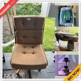 MaxSold Auction: This online auction features office chairs, sewing machine, cameras, stamps, vintage perfume bottles, art supplies, costume jewelry, pet products, antique books, office supplies, yarn, vintage sewing patterns, comics, vintage pins, women’s clothing, and much, much, more!!!