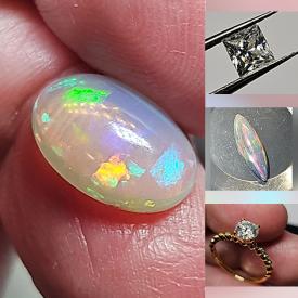 MaxSold Auction: This online auction includes gemstones and gemstone jewelry including Obsidian, Agate, Chalcedony, Opals, Moissanite, Tourmaline, Quartz, Amethyst, Onyx, Garnet, Tanzanite and more!