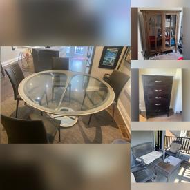 MaxSold Auction: This online auction includes patio furniture, bedframe, dresser, glass cabinet, Ora Ito designer table and more!