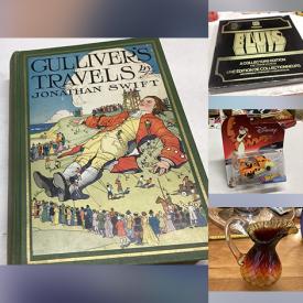 MaxSold Auction: This online auction features vintage children’s books, vintage books, White Dwarf magazines, Pulp magazines, vinyl records, new Hot Wheels, comics, sports trading cards, Pokemon cards, Depression glass, toys, Wade figures, Inuit carving, teacup/saucer sets, and much, much, more!!!