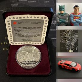 MaxSold Auction: This online auction includes collectibles such as sports trading cards, US and Canadian currency, diecast vehicles, and collectible plates, Lego, hardcover books, sterling silver jewelry, home decor, Wii console with games, and more!