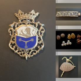 MaxSold Auction: This online auction features vintage jewelry, watches, sterling silver jewelry, vintage buttons, cameos, and much, much, more!!!