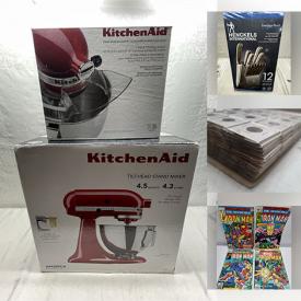 MaxSold Auction: This online auction features porcelain doll, power & hand tools, new small kitchen appliances, new stand mixers, sewing notions, NIB outdoor gas stove, new bedding, decanter set, new toys, bike, framed oil paintings, coins, foreign banknotes, loose gemstones, costume jewelry, comics, Pokemon cards, vinyl records, and much, much, more!!!