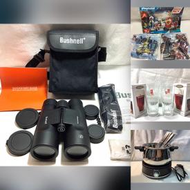 MaxSold Auction: This online auction includes camera accessories, exercise equipment, ID scanners, golf bags and accessories, Rodenbach Belgium beer glasses, Glade air fresheners, Playmobil toys, CR2 batteries, Champion glasses, coat, pin badges, cosmetics, Keep Out signs, sunglasses, Nissan Murano floor liners, Bushnell binoculars, NHL posters, Swissmar cutters and much more!