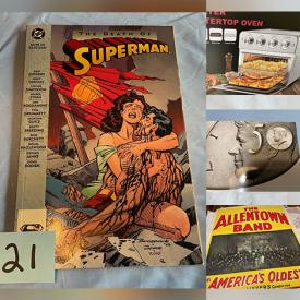 MaxSold Auction: This online auction features comics, Pokemon cards, coins, jewelry, vinyl records, office supplies, craft supplies, small kitchen appliances, pet products, sports trading cards, NASCAR collectibles, video games, stamps, POP! Collectibles, children’s books,and much more!