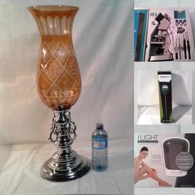 MaxSold Auction: This online auction includes a 25” curved gaming monitor, Dirt Devil vacuum, robot vacuum, Kuppet mixer, Conair hair dryer, Fabuletta convection oven and other small kitchen appliances, electronics, vases, decor, microscope set, storage containers, linens, accessories, kite launchers, vanity lights, CDs, power tools, plastic organizers, Shalory action pen, art supplies and much more!