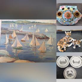 MaxSold Auction: This online auction features folk art marionette, men’s wedding band, vintage Boyds bears, jewelry, teacup/saucer sets, yarn, Peruvian story gourds, art pottery, art glass, Limoges collectibles, antique plates, novelty teapots, and much more!!!