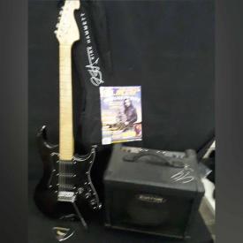 MaxSold Auction: This online auction features COLLECTIBLE: Signature Kirk Hammett guitar, Corb Lund signed kustom amp. Vancouver Cunucks signed cards, pics, sticks and pucks; baseball pics and cards; comic books; Vancouver Giants lot; Coal from boiler # 3 of the RMC Titanic with COA; Coca Cola; Star Wars; Native art; Nintendo cards; Superhero/villain cards; Lionel train; hotwheels. VINTAGE: Domino set; Original Thursday, April 19th 1 906 - The Globe newspaper - the day of the San Francisco earthquake; automotive advertising; Playboy magazines; GI Joe tank/toys. Power tools/tools and much more!