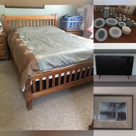 MaxSold Auction: This online auction features leather sofa, antique bedroom set, TV, Noritaki china, Bunnykins, sewing machine, original watercolours, art pottery, vintage toys, and much, much, more!!!