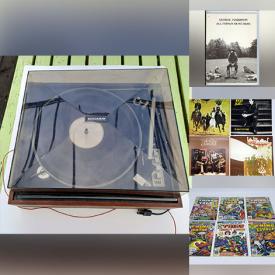 MaxSold Auction: This online auction features laser discs, vinyl records, comics, puzzles, cameras, sports collectibles, vintage magazines, BMP, sports trading cards, Funko Pops, board games, and much, much, more!!!