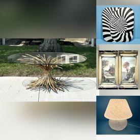 MaxSold Auction: This online auction features vintage wheat sheaf table, antique gilt mirror, art glass, antique cobalt teapot, vintage cloisonne vases, vintage oil lamps, vintage amber glass swag lamp, Tom Thomson prints, vintage costume jewelry, vinyl records, stereo components, cameras, toys, and much, much, more!!!