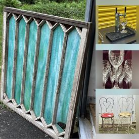 MaxSold Auction: This online auction features kegerator, vintage pottery, vintage bottles, art pottery, slag glass window & shade, garden pots, blue & white porcelain, wooden mask, puzzles, area rug, original oils, bike, and much more!