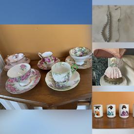 MaxSold Auction: This online auction features teacup/saucer sets, wine rack, jewellery, milk glass, new terrarium, antique plates, Yankee Candle accessories, oil lamp, and much, much, more!!!