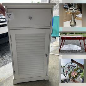 MaxSold Auction: This online auction features vintage stained glass lamp, DVDs, pet products, grow lights, games, puzzles, stained glass panels, new beauty products, fitness gear, storage systems, women’s shoes, sports trading cards, and much, much, more!!!