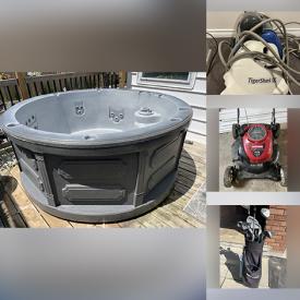 MaxSold Auction: This online auction features rotospa, golf clubs, DVDs, video games, power tools, fishing gear, lawnmower, power washer, printer, and much, much, more!!!