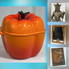 MaxSold Auction: This online auction includes vintage Chinese ginger jars, planters, decor, books, vintage toys, apothecary glass, wall art, coins, linens, accessories, MCM chairs, metronome, Le Creuset kitchenware, mirror, buttons, brassware and much more!