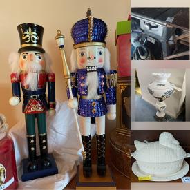 MaxSold Auction: This online auction features collector plates, milk glass, collector mugs, small kitchen appliances, vinyl records, office supplies, sewing machine, nutcrackers, perfume bottles, TVs, brass wall plates, organ, steins, hurricane lamps, yard tools, power & hand tools, and much, much, more!!!