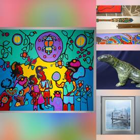 MaxSold Auction: This online auction includes Inuit carvings, artwork by Karl Burrows, Trisha Romance, Ron Parker, Shirley Deaville, John Seerey, Robert Bateman and others, rug, cabinet pulls, chair, cork diorama and more!