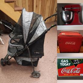 MaxSold Auction: This online auction features KitchenAid mixer, fitness gear, small kitchen appliances, pet products, power tools, winter wear, Coca-Cola collectibles, and much, much, more!!!