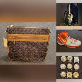 MaxSold Auction: This online auction features Fossil watches, watch parts, DVDs, games, TV, bike, trading pins, fishing gear, stamps, electric guitar, acoustic guitars, sports trading cards, brass samovar, and much more!