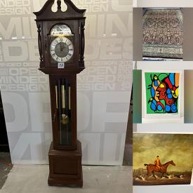 MaxSold Auction: This online auction features oil paintings, watercolour paintings, soapstone carvings, wood carvings, Swarovski crystal, Chinese bronze teapot, art glass, beer stein, Norval Morrisseau print, area rugs, grandfather clock, and much, much, more!!!