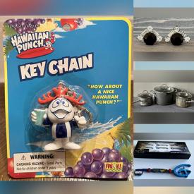 MaxSold Auction: This online auction includes Beanie Babies, costume jewelry, Disney keys, pins, vintage stamps, clothing, kitchenware and more!