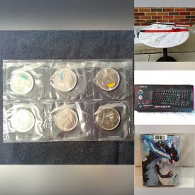 MaxSold Auction: This online auction features new small kitchen appliances, coins, new beauty products, new party favors, new gaming gear, new toys, new craft kits, new pool rings, and much, much, more!!!