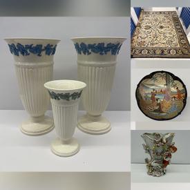 MaxSold Auction: This online auction features antique Wedgwood, mirrored lamps, antique Vaseline glass, antique Satsuma bowl, area rugs, art pottery, and much, much, more!!!