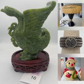 MaxSold Auction: This online auction features vintage Christmas ornaments, MCM lamps, Mexican sterling jewelry, Swarovski jewelry, Piet Van Beek artwork, art glass, comics, teacup/saucer sets, and much, much, more!!!