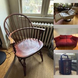 MaxSold Auction: This online auction features leather recliner, antique Chinese food basket, kitchen island, drafting table, ski backpack, IKEA bookcases, area rugs, winter tires, yard tools, garden pots, and much, much, more!!!n