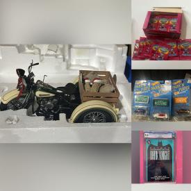 MaxSold Auction: This online auction features comics, Star Wars collectibles, sports trading cards, Hot Wheels, vintage Smurfs, Pokemon cards, Garbage Pail Kids cards, Legos, Pop Culture collectibles, and more!