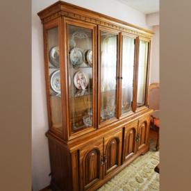 MaxSold Auction: This online auction features Kroehler Armoire, candle holders, paintings, mirrors, decor, crystal, collector plates, china cabinet, teacups, stereo, lamps, and much more!