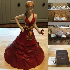 MaxSold Auction: This online auction features gold jewelry, sterling jewelry, Royal Doulton figurine, marble paperweights, steins, Calico cat statues, Willow tree statues, kids\' books, collector spoons, toys, pet product, heaters, and much, much, more!!!