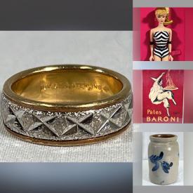 MaxSold Auction: This online auction features sterling silver jewellery, vintage computer gear, smart watches, collector Barbies, art posters, original paintings, art glass art pottery, vintage Far Eastern art, binoculars, and much more!