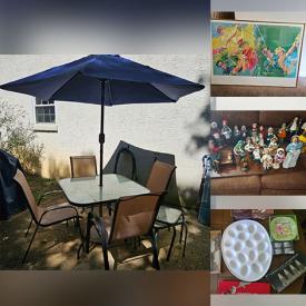 MaxSold Auction: This online auction includes outdoor furniture, wall art, Byers Choice figurines, golf items and more!