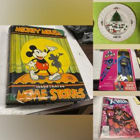 MaxSold Auction: This online auction features Christmas dishes, Christmas ornaments, vintage books, NIP Hot Wheels, stereoview cards, comics, vinyl records, cookie jar, S & P shakers, vintage magazines, graphic novels, and much, much, more!!!