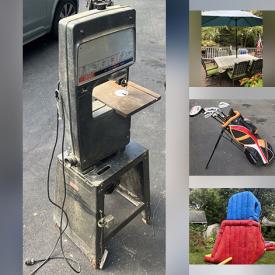 MaxSold Auction: This online auction features work desk, dollhouse, sectional sofa, TV, elliptical machine,  power tool, tire rims, refrigerator, inflatable water slide, generator, golf clubs, tires, bikes, patio furniture, and much more!!!