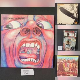 MaxSold Auction: This online auction features vinyl records such as Metallica, Rolling Stones, ZZ Top, Oasis, the Police, the Doors, the Beatles, Led Zeppelin, the Monkeys, Johnny Nash, and much, much, more!!!